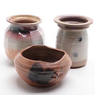 Three Pieces of KA Studio Pottery