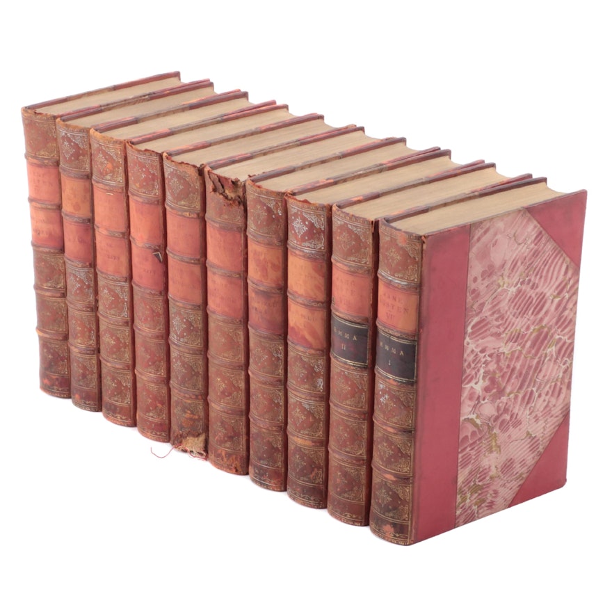 "The Novels of Jane Austen" Complete Ten-Volume Set, 1905