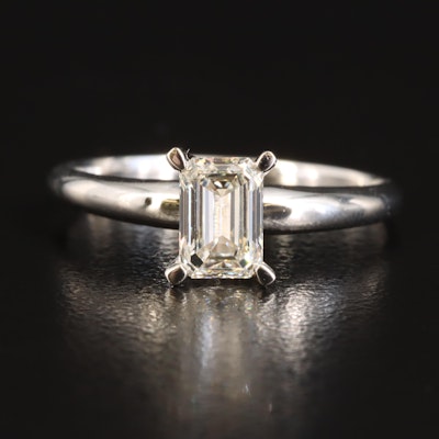 14K 0.65 CT Lab Grown Diamond Solitaire Ring
