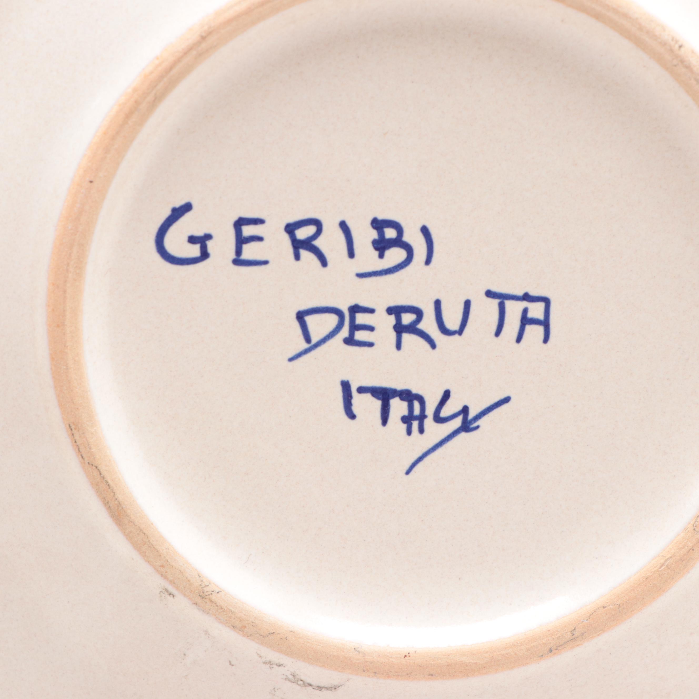 Two Geribi of Deruta Italian Majolica Earthenware Plates | EBTH