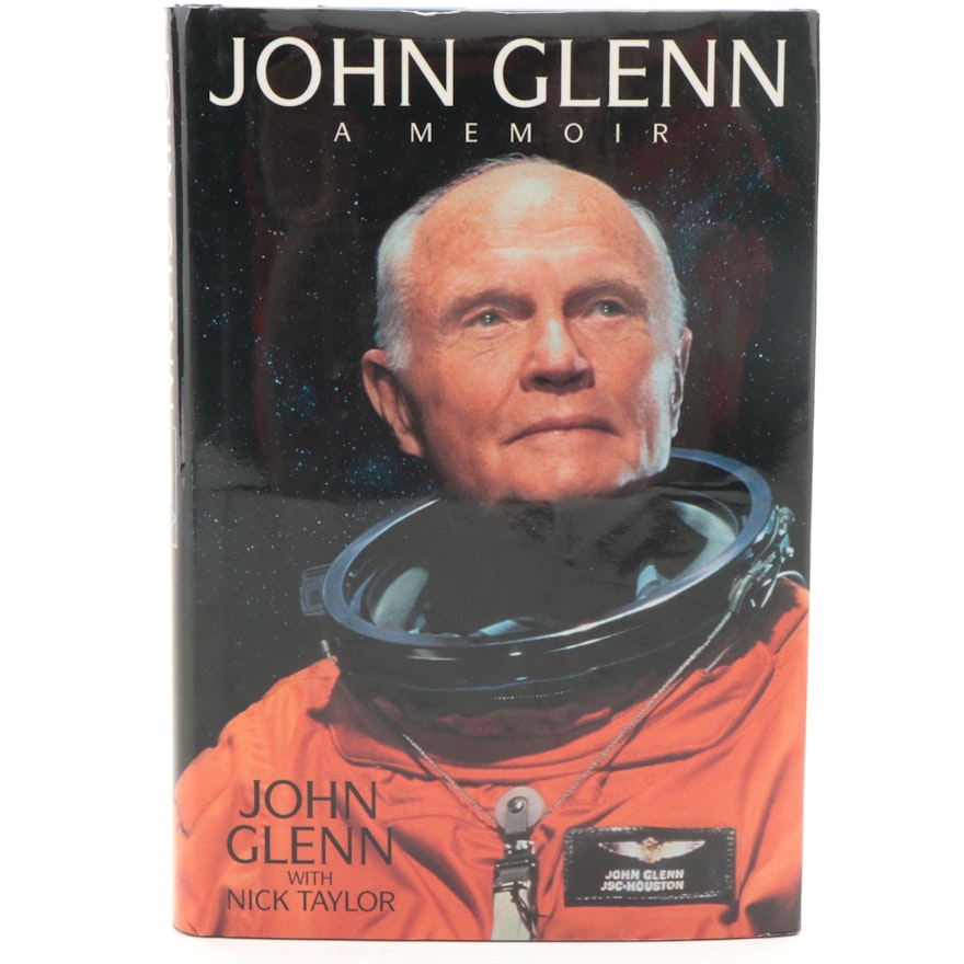 Signed First Edition "John Glenn: A Memoir" by John Glenn with Nick Taylor, 1999