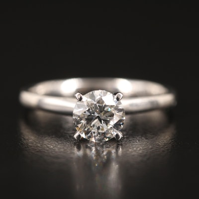14K 0.90 CT Lab Grown Diamond Solitaire Ring