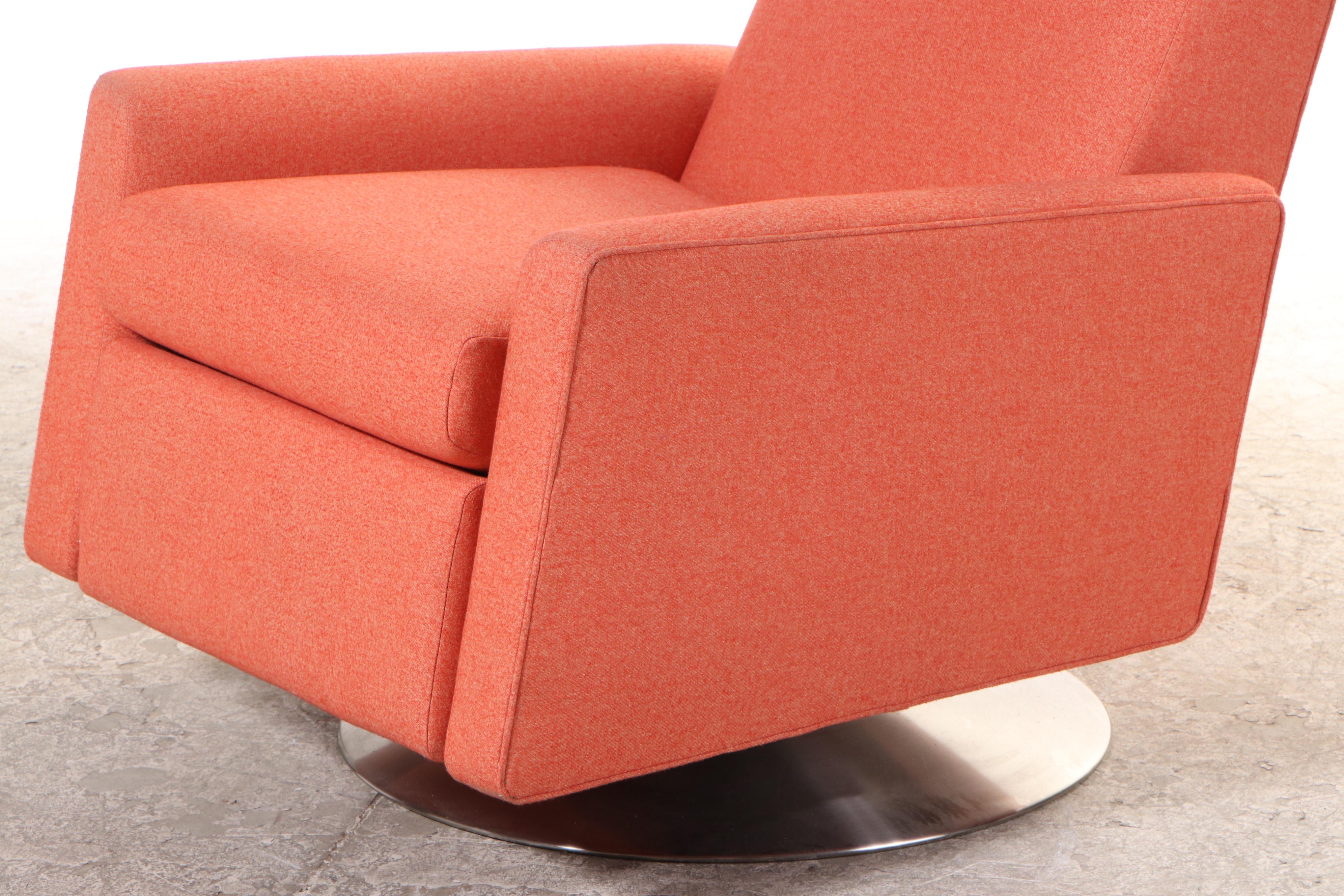 Mitchell Gold + Bob Williams "Tilton" Brushed Stainless Steel Swivel