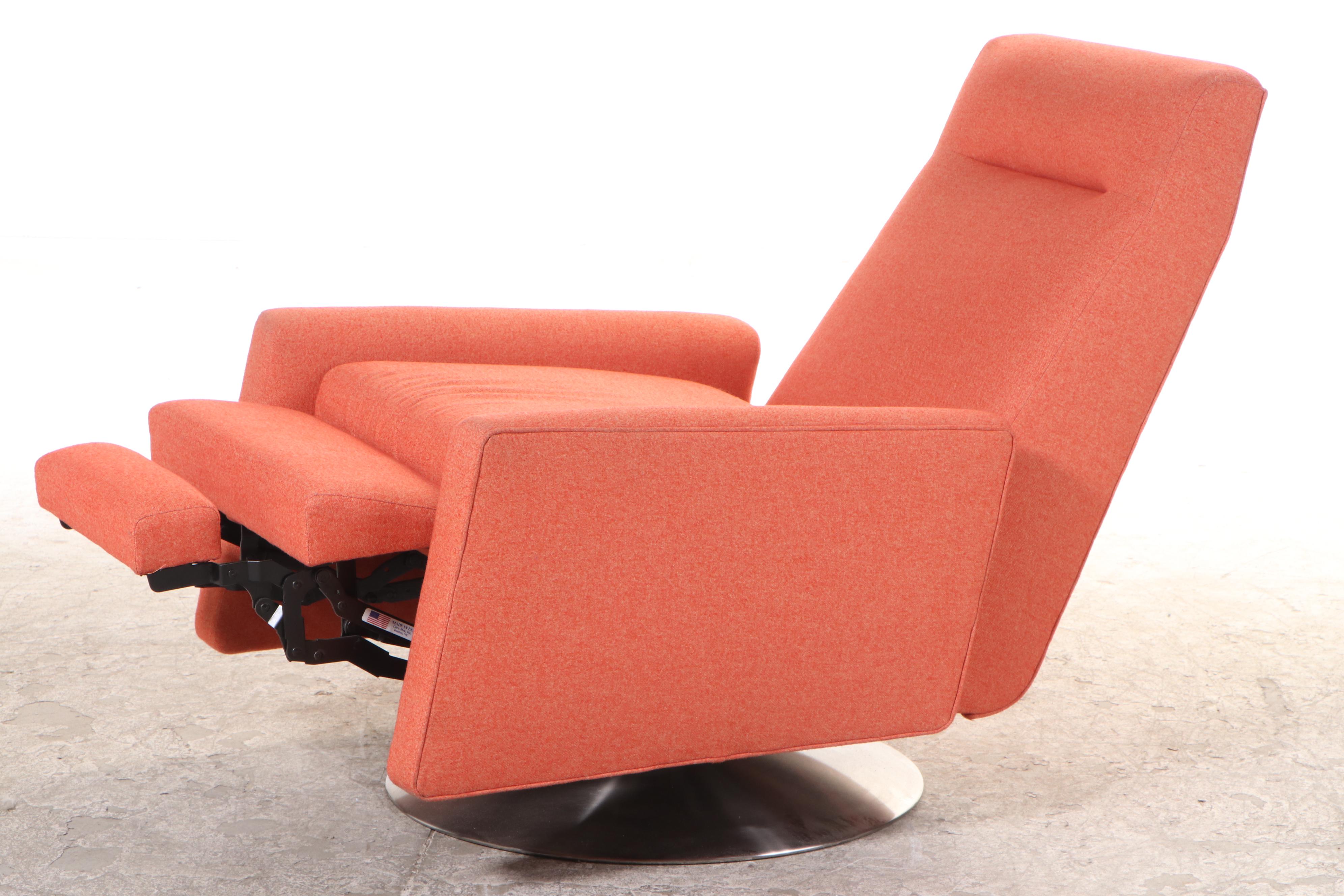 Mitchell Gold + Bob Williams "Tilton" Brushed Stainless Steel Swivel