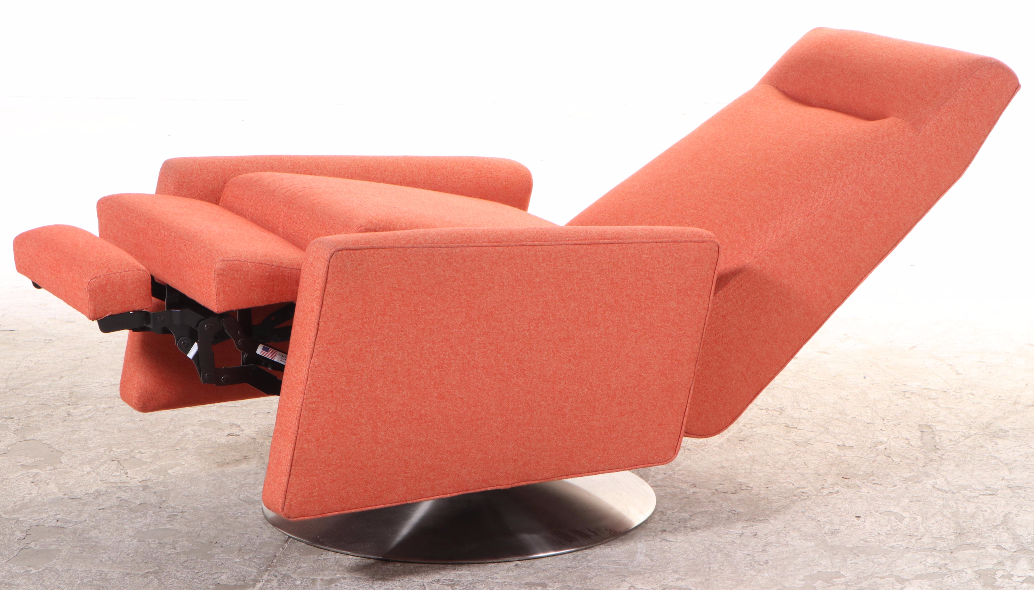 Mitchell Gold + Bob Williams "Tilton" Brushed Stainless Steel Swivel