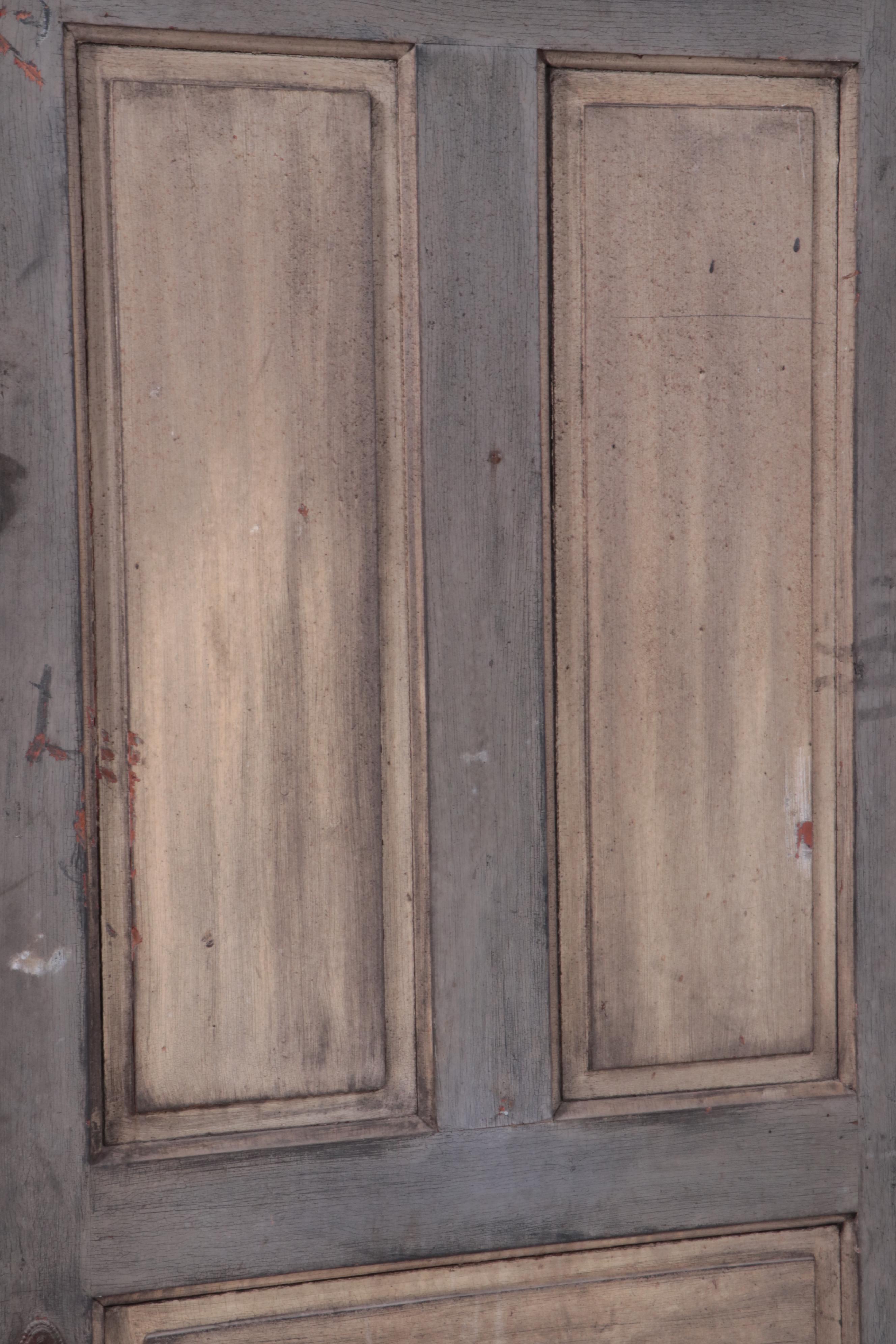 Late Victorian Painted RaisedPanel Interior Door EBTH