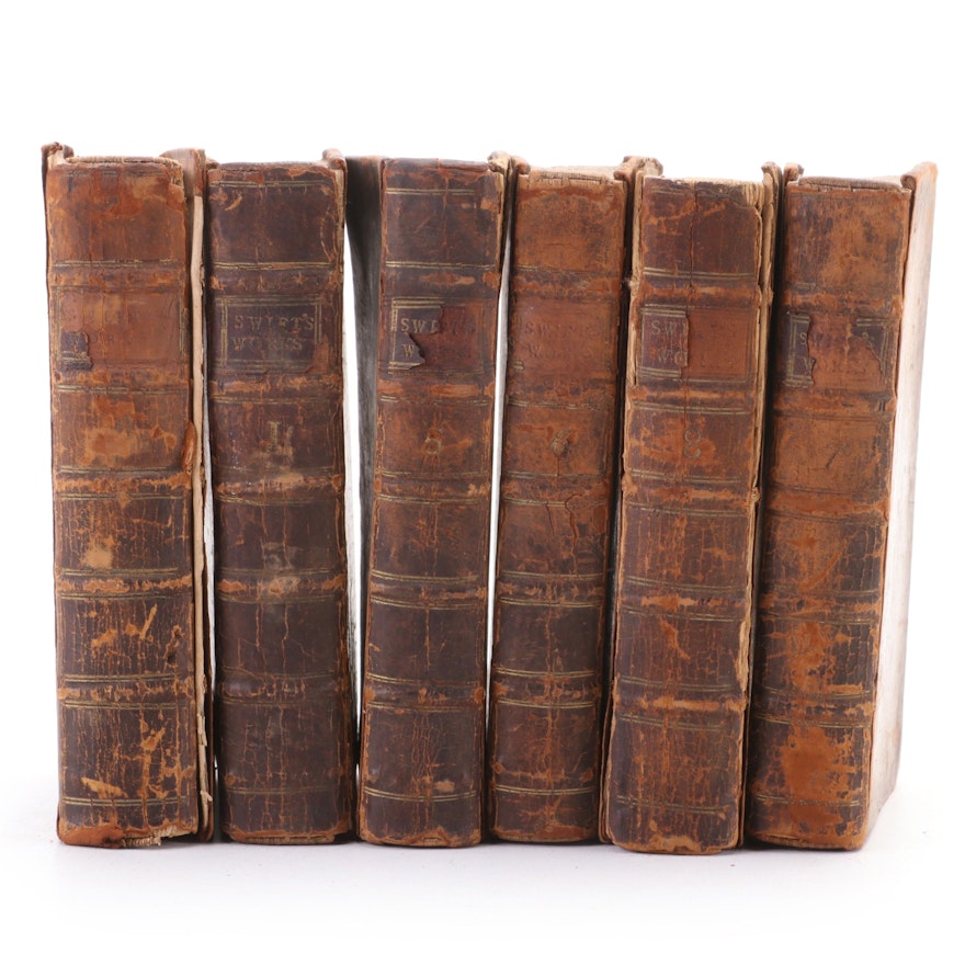 "The Works of Dr. Jonathan Swift" Partial Set, Mid-18th Century