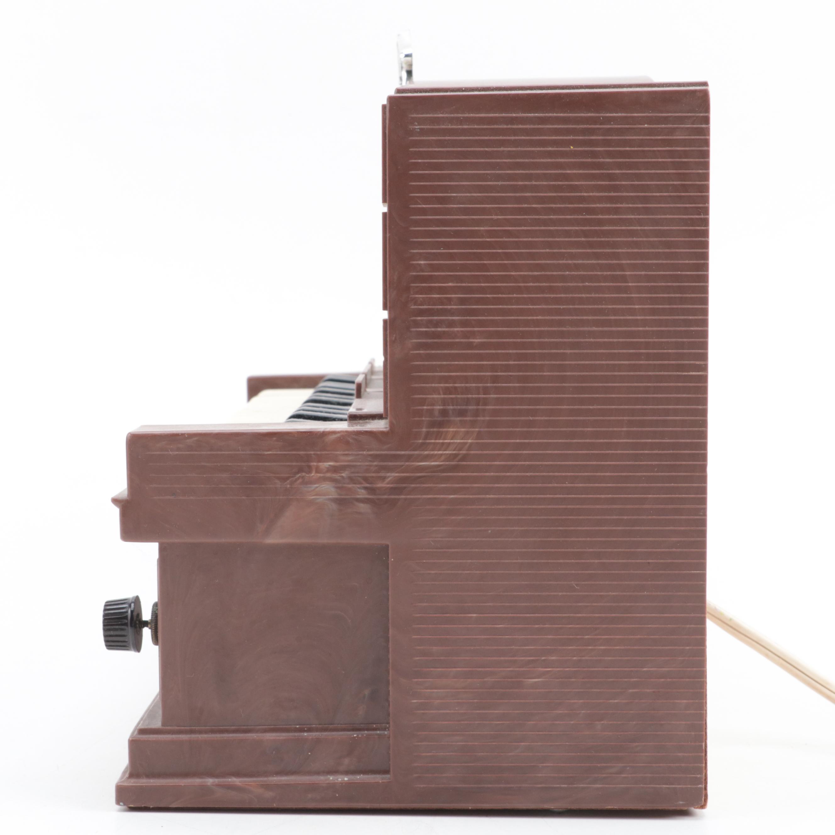 Emenee Miniature Electric Golden Pipe Organ Toy, Mid20th Century EBTH