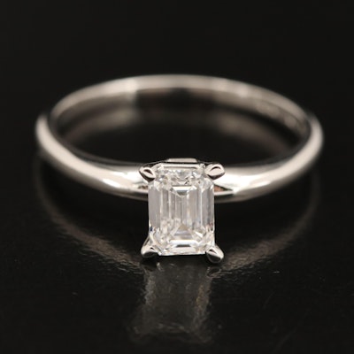 14K 0.55 CT Lab Grown Diamond Solitaire Ring