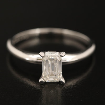 14K 0.63 CT Lab Grown Diamond Solitaire Ring