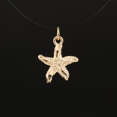 14K Starfish Charm