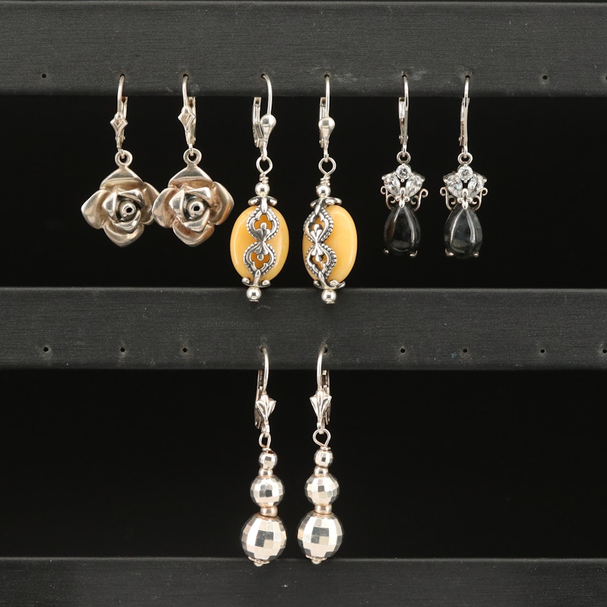 Relios Featured in Earrings Selection Including Calcite and Jadeite