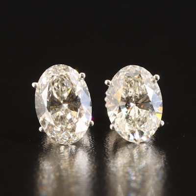 14K 3.27 CTW Lab Grown Diamond Stud Earrings