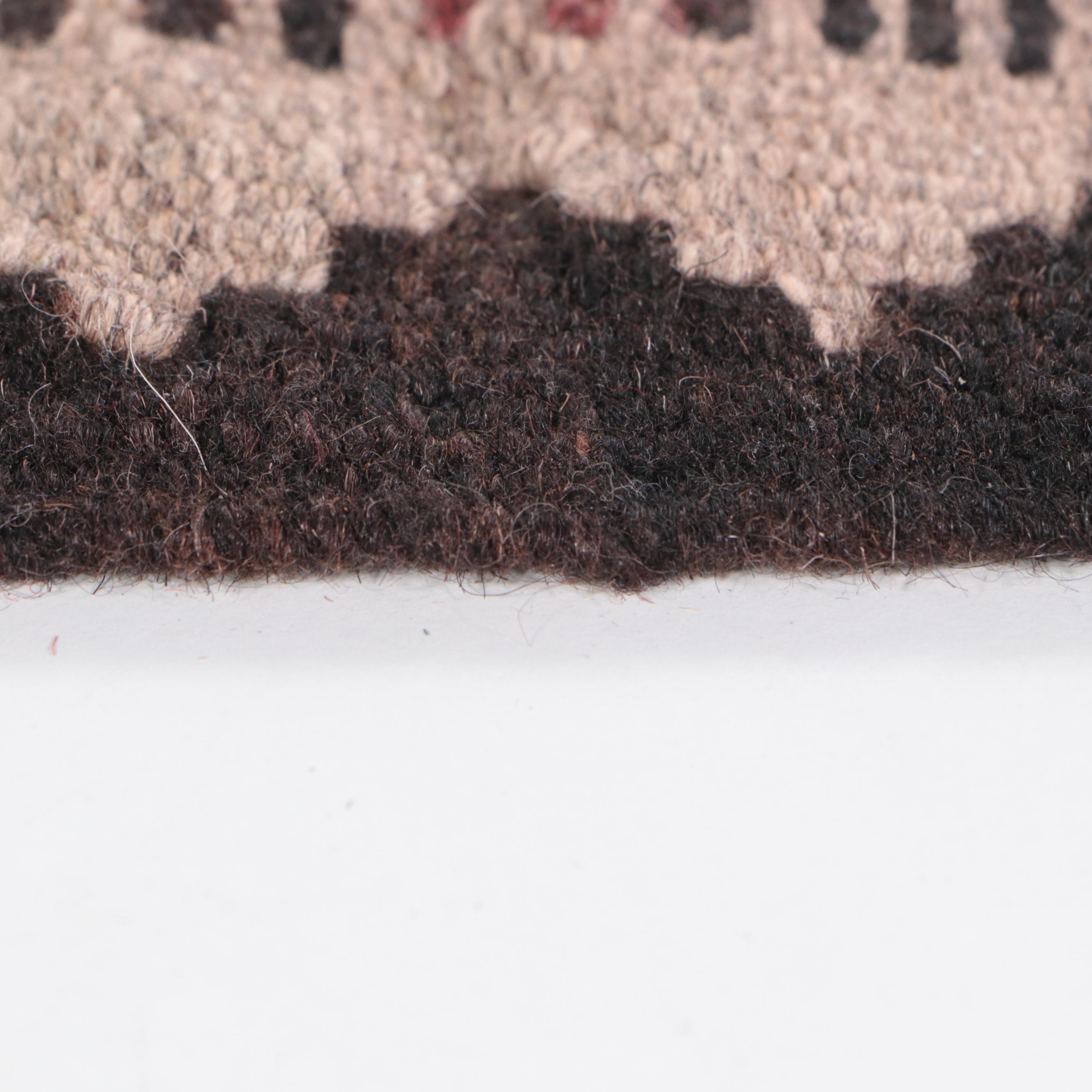 2' x 2'7 Handwoven Afghan Kilim Remnant Rug EBTH