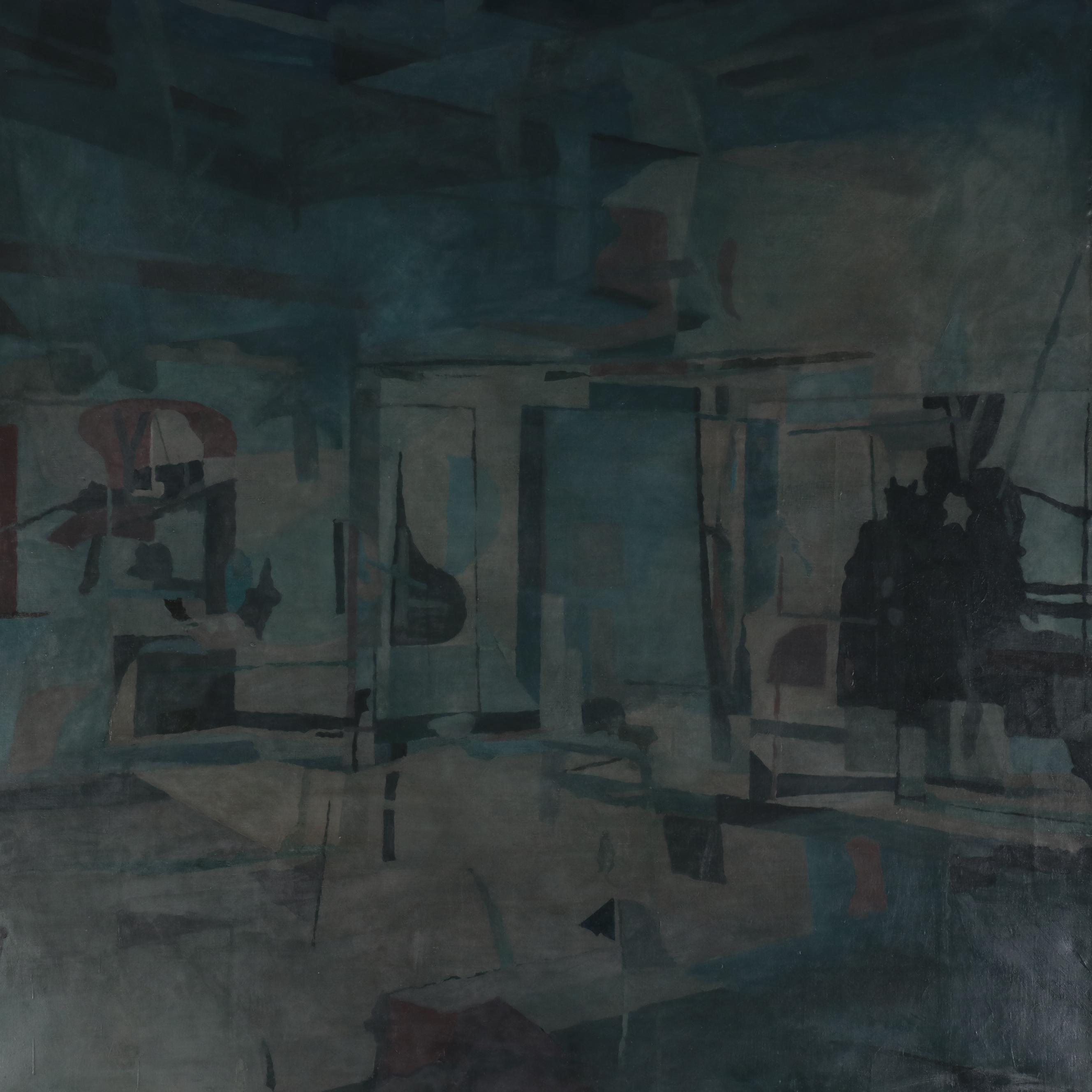 Peter Brown Abstract Oil Painting, 1971 EBTH