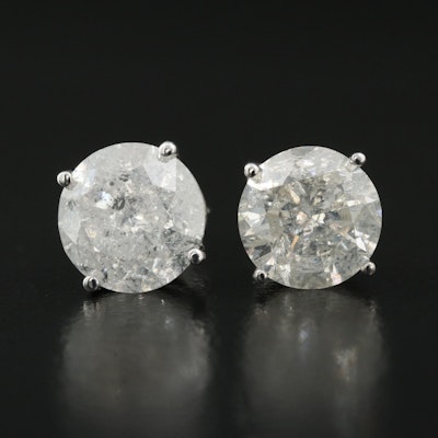 14K 3.91 CTW Diamond Stud Earrings