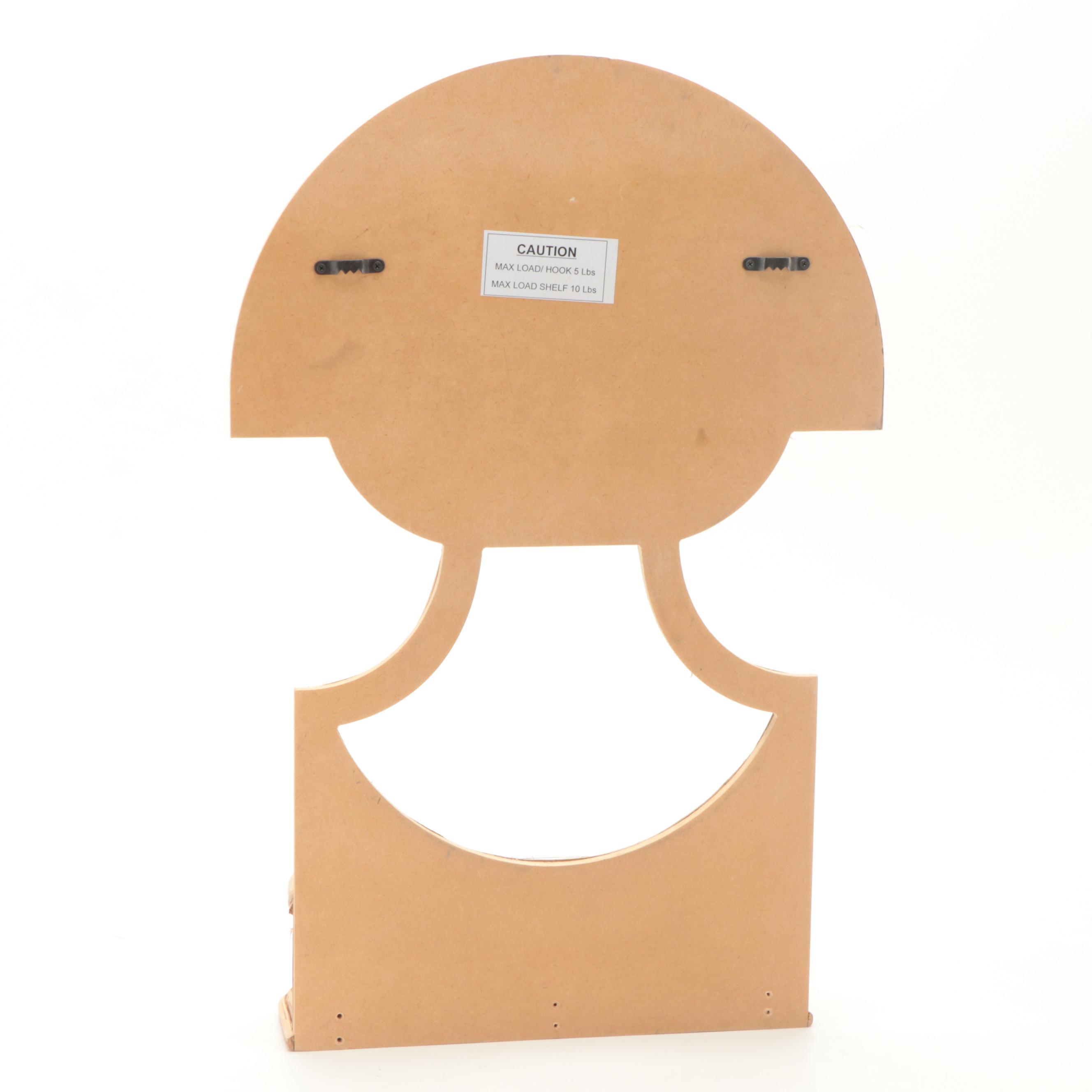 Opalhouse Designed by Jungalow Rattan Mirrored Wall Shelf EBTH