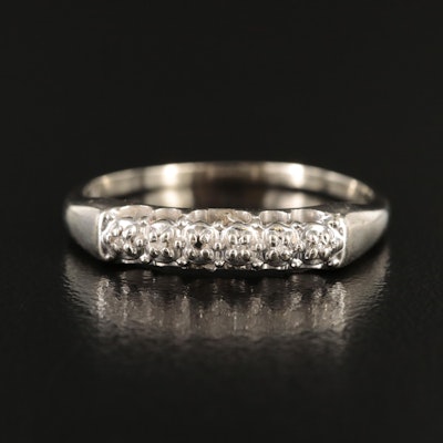 Vintage 14K 0.02 CTW Diamond Ring
