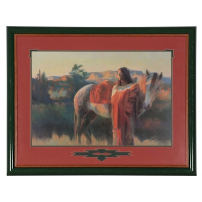 Offset Lithograph After Tom Darro "Cheyenne Mother"