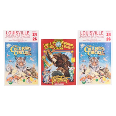 Cole Bros. and Ringling Bros and Barnum & Bailey Advertising Posters