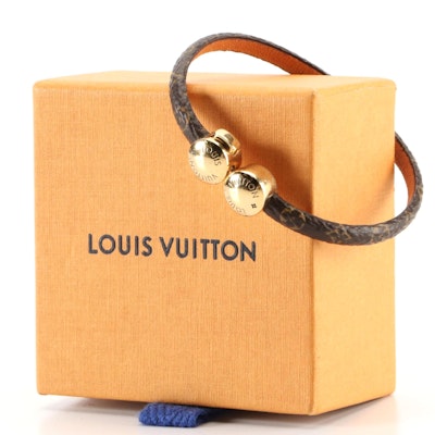 Louis Vuitton Historic Mini Monogram Canvas Bracelet with Box