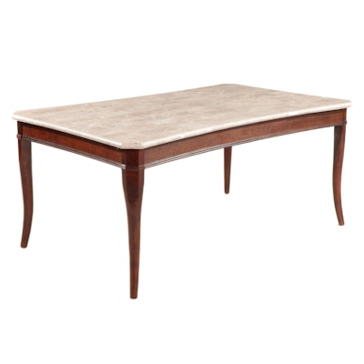 Tesselated Marble Top Dining Table, 21st Century
