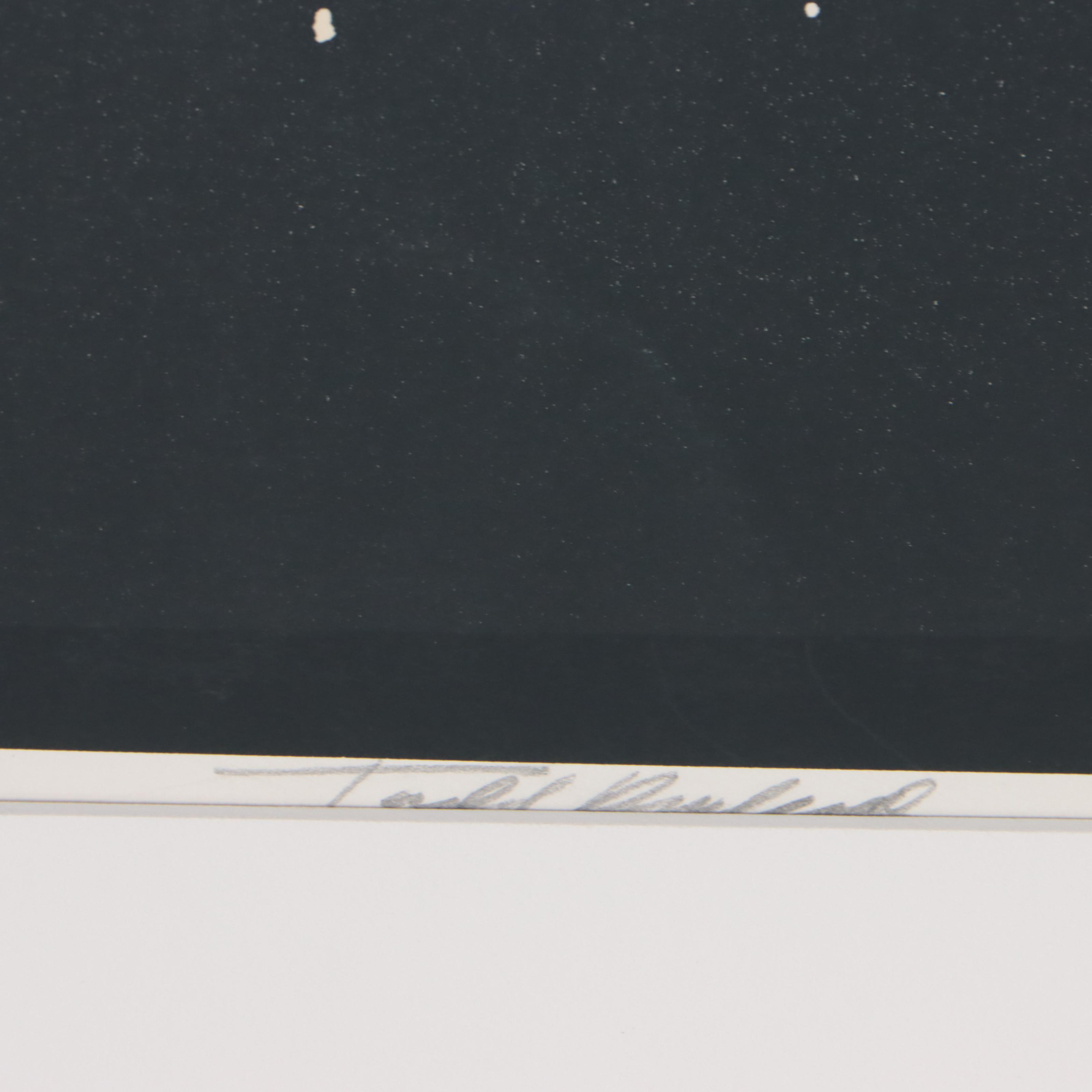 Todd Rowland Serigraph of Trees EBTH