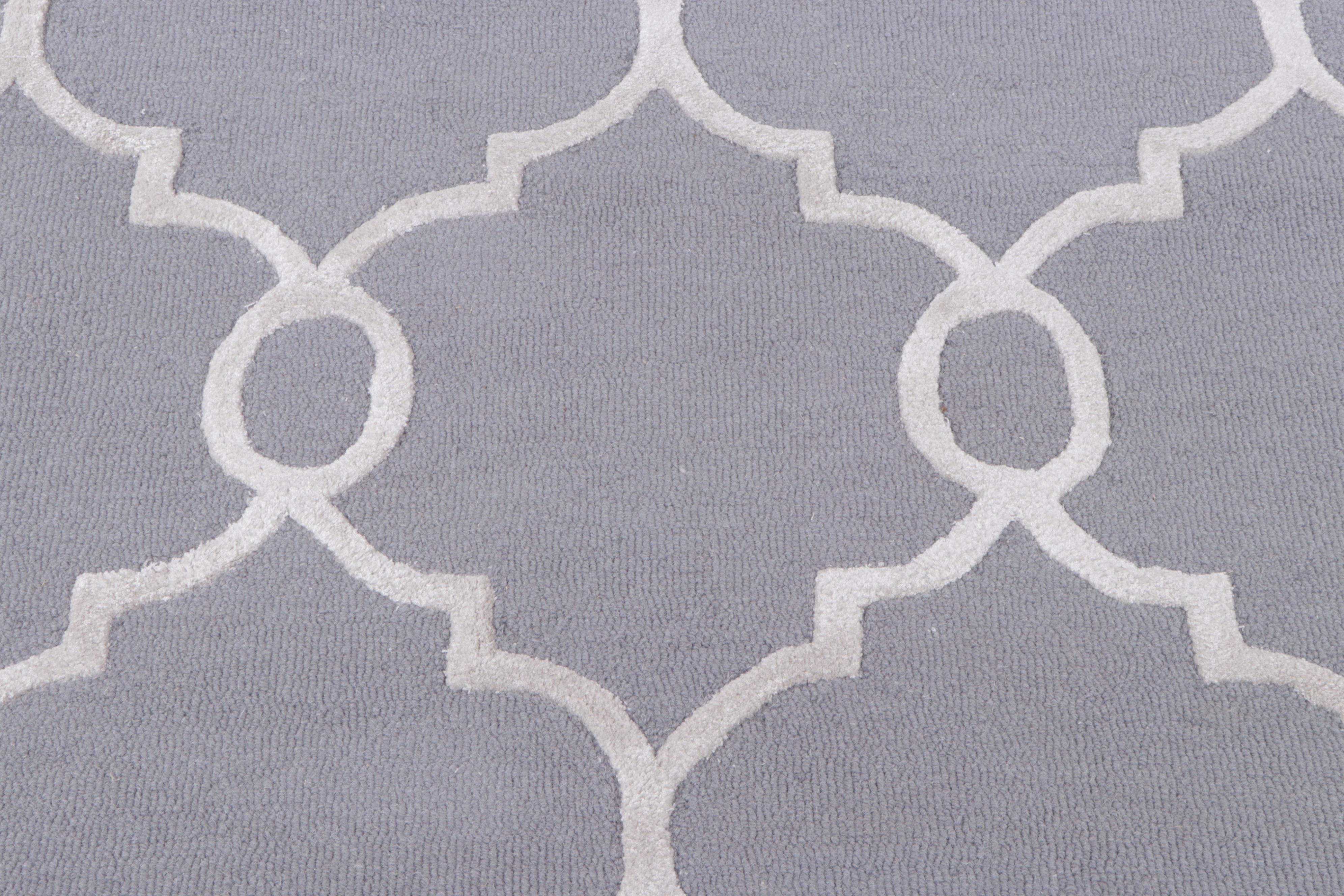 9' x 12' HandTufted Opalhouse Trellis Room Sized Rug EBTH