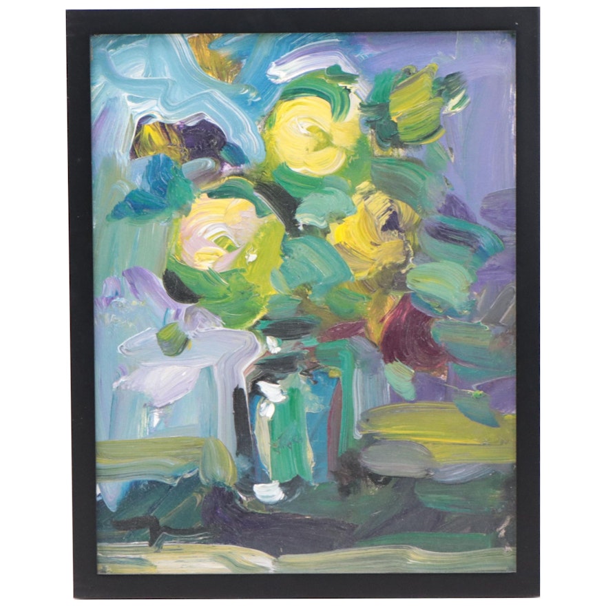 Jose Trujillo Oil Painting "Springtime Bouquet," 2018