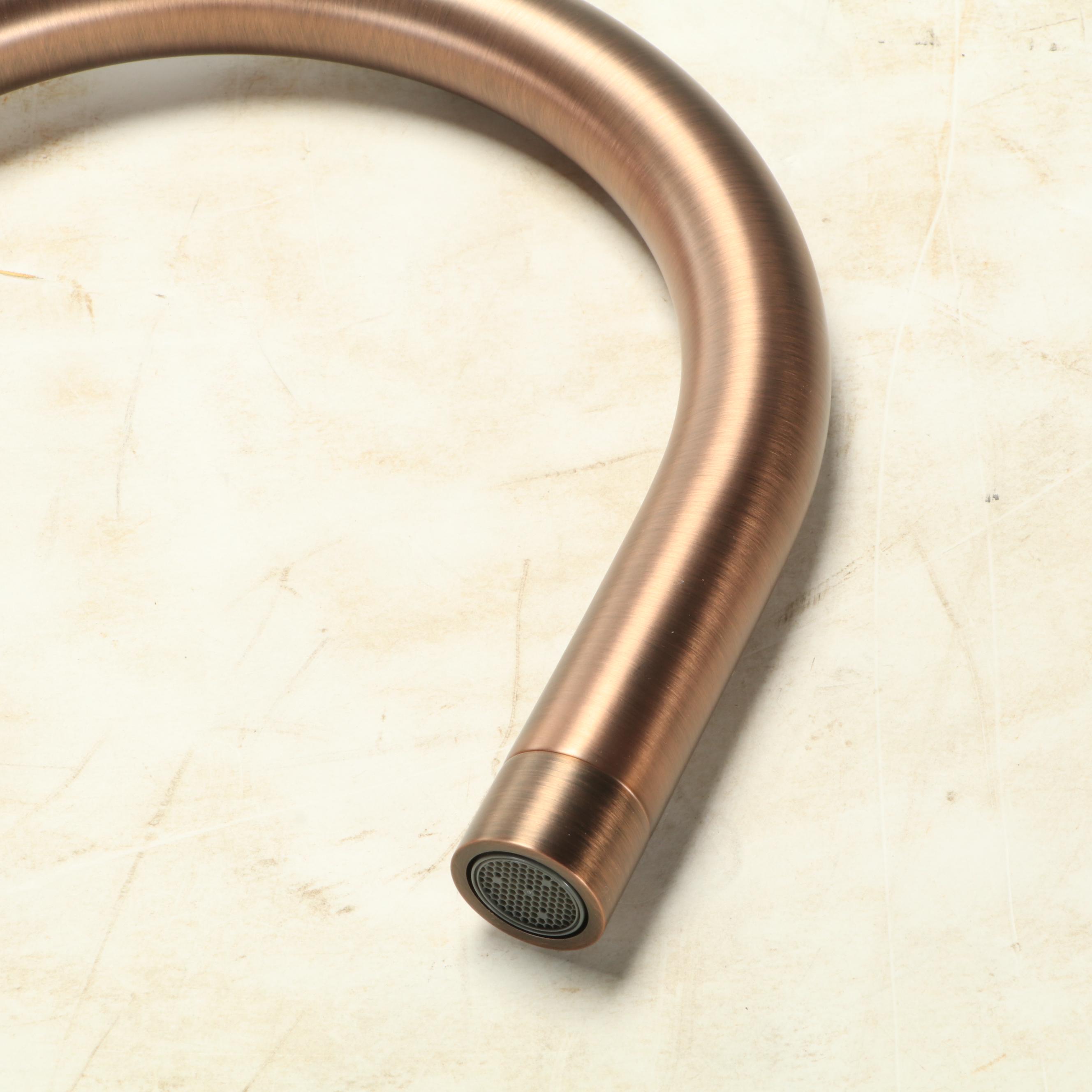 Porcelain Pedestal Sink with Oil Rubbed Bronze Faucet and PopUp Drain