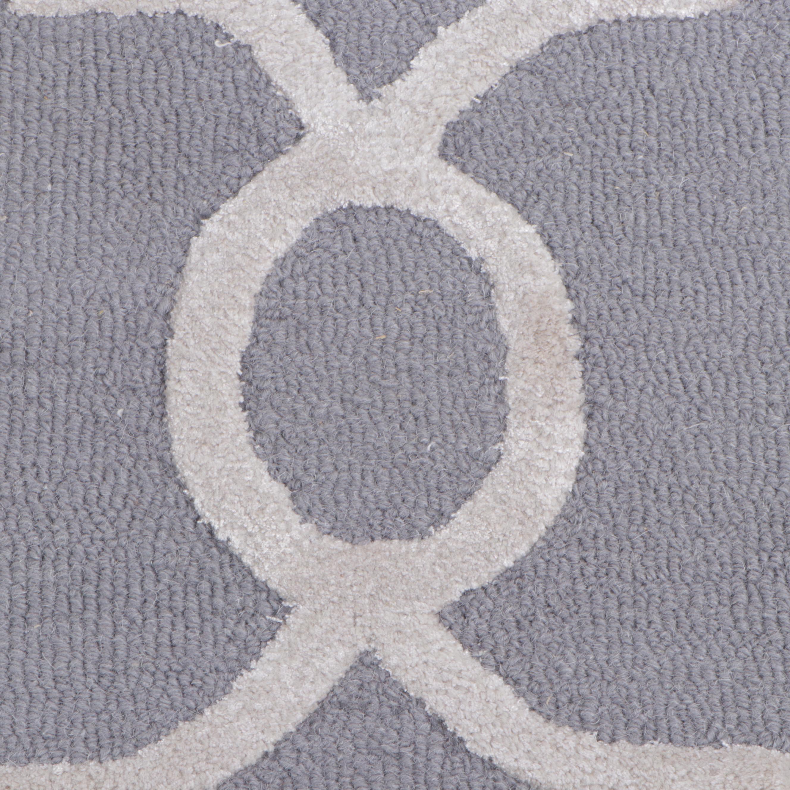 9' x 12' HandTufted Opalhouse Trellis Room Sized Rug EBTH