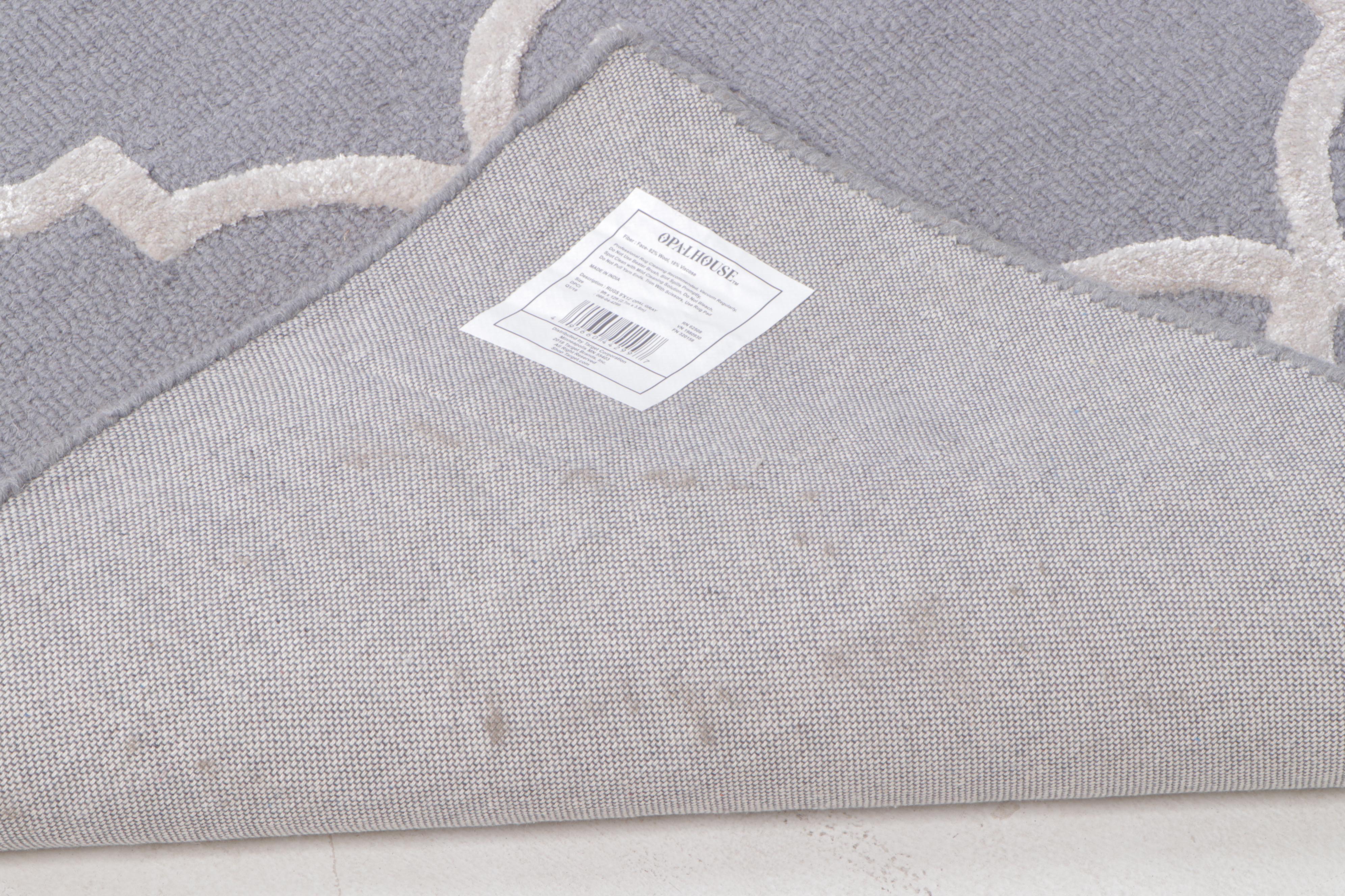 9' x 12' HandTufted Opalhouse Trellis Room Sized Rug EBTH