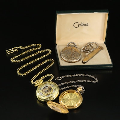 Contemporary Pocket Watch Selection Featuring Colibri