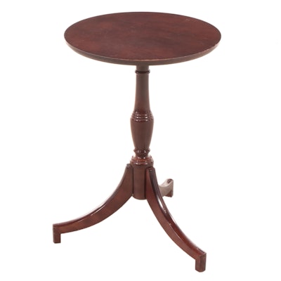 The Bombay Co. Regency Style Mahogany-Stained Tripod Table, Late 20th Century
