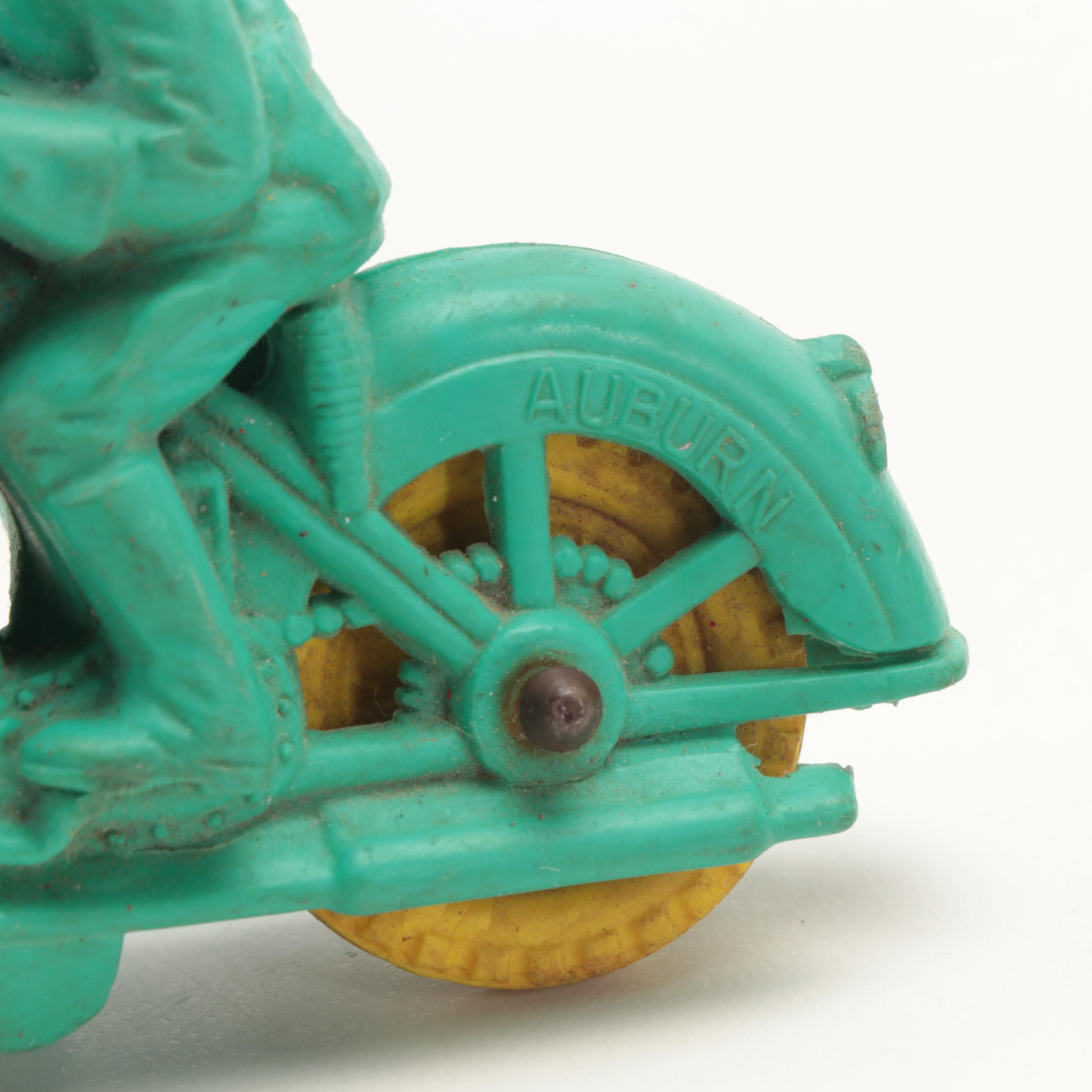 Auburn Cars with Ideal Toys Motorific Car and Chassis and Other Plastic