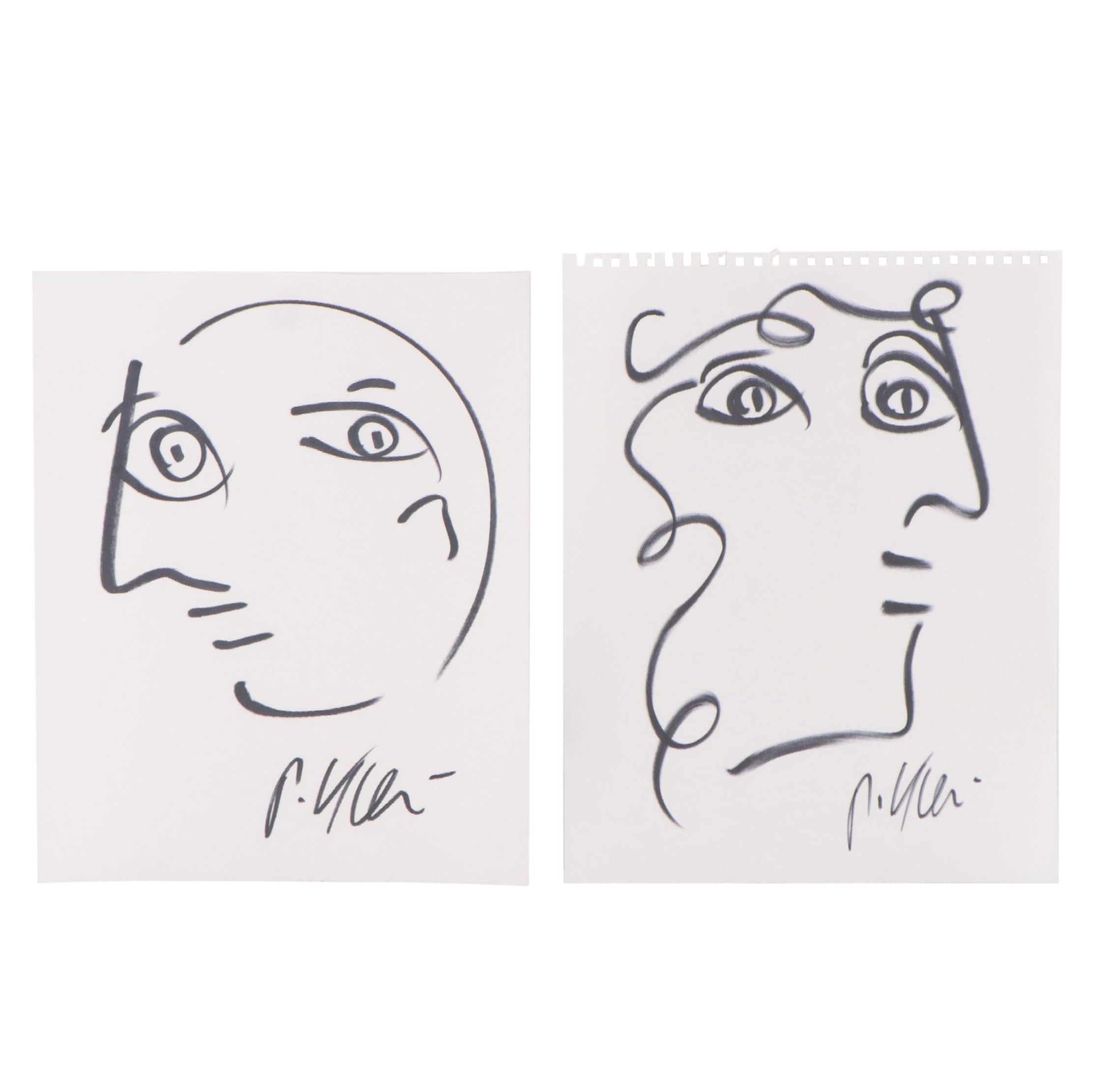 Peter Keil Ink Portraits | EBTH