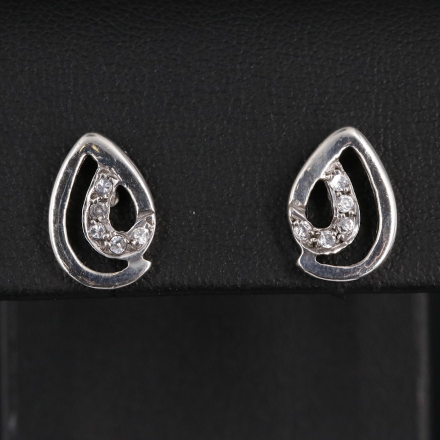 Sterling Cubic Zirconia Earrings