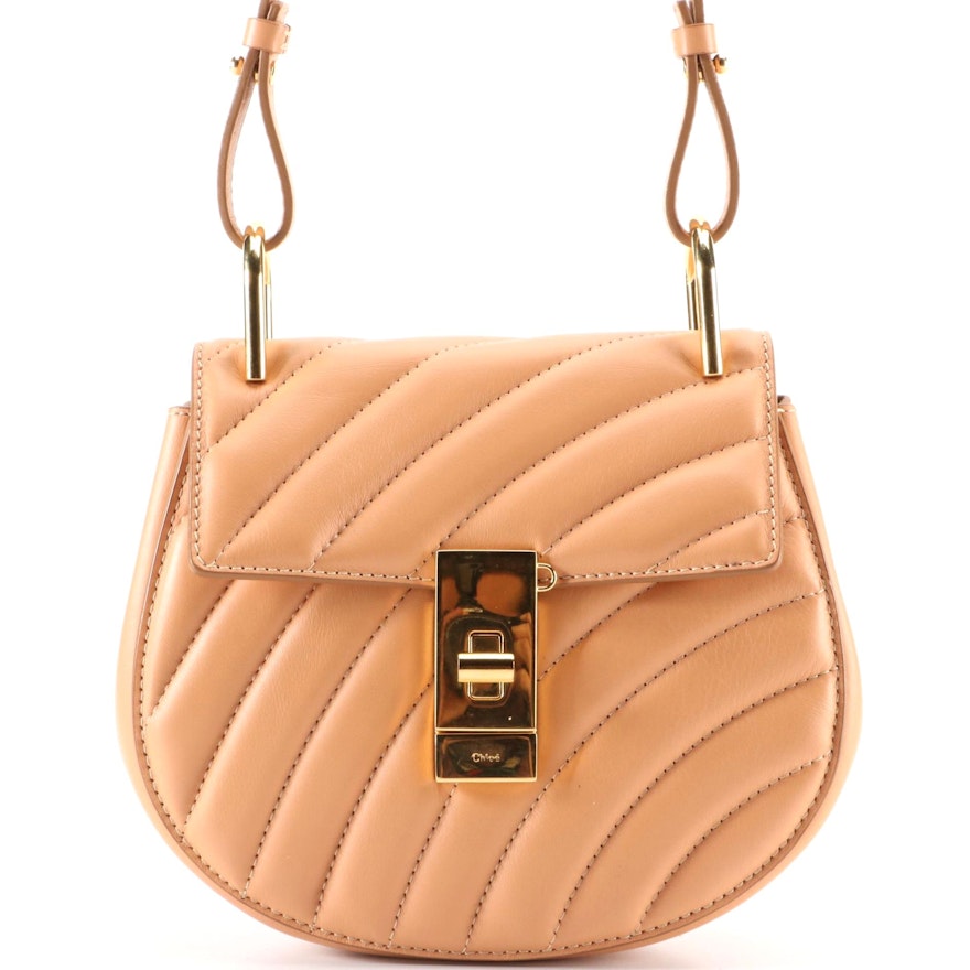 Chloé Drew Crossbody Bag in Quilted Leather