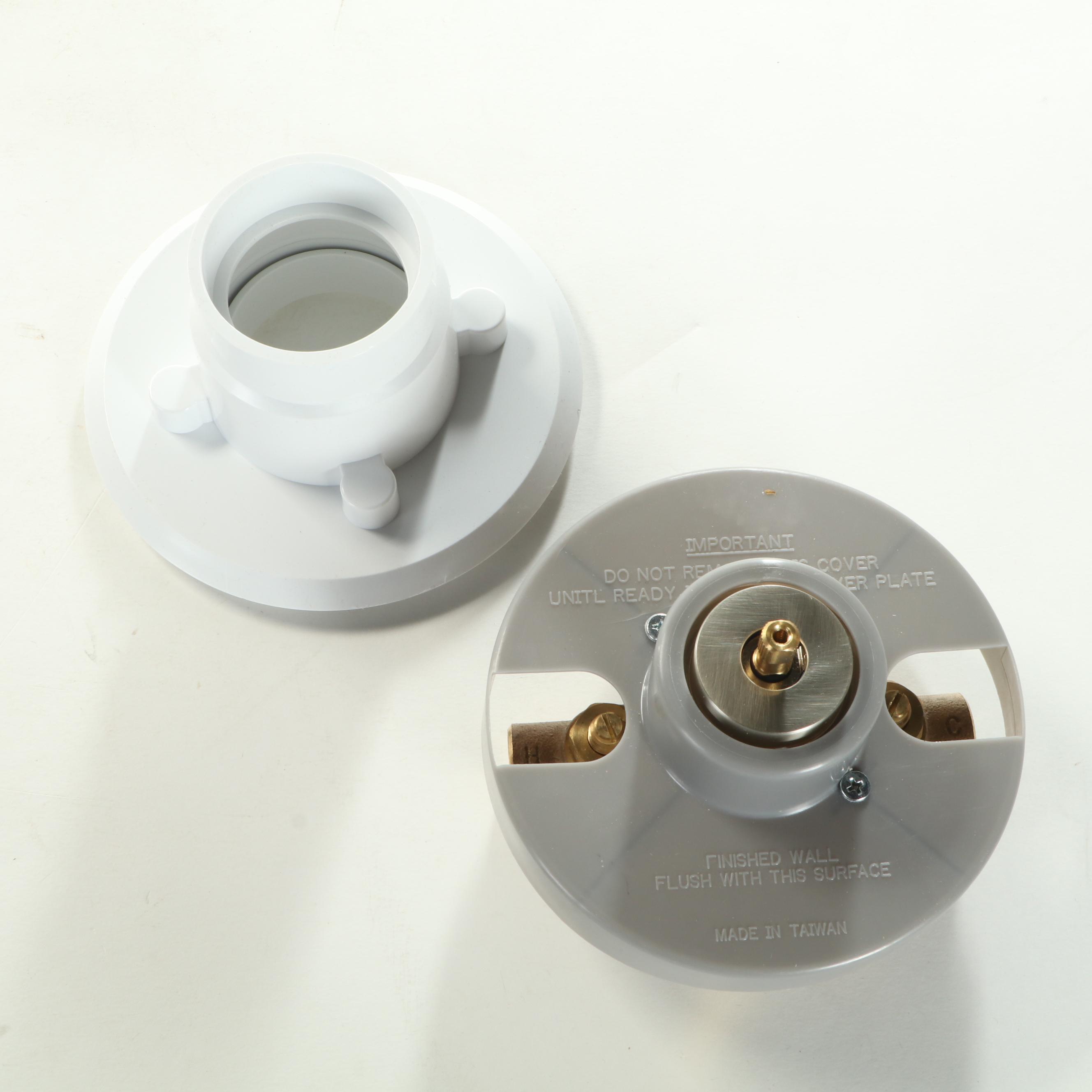 Brushed Nickel Finish Rainfall Showerhead, Diverter Valve and More EBTH