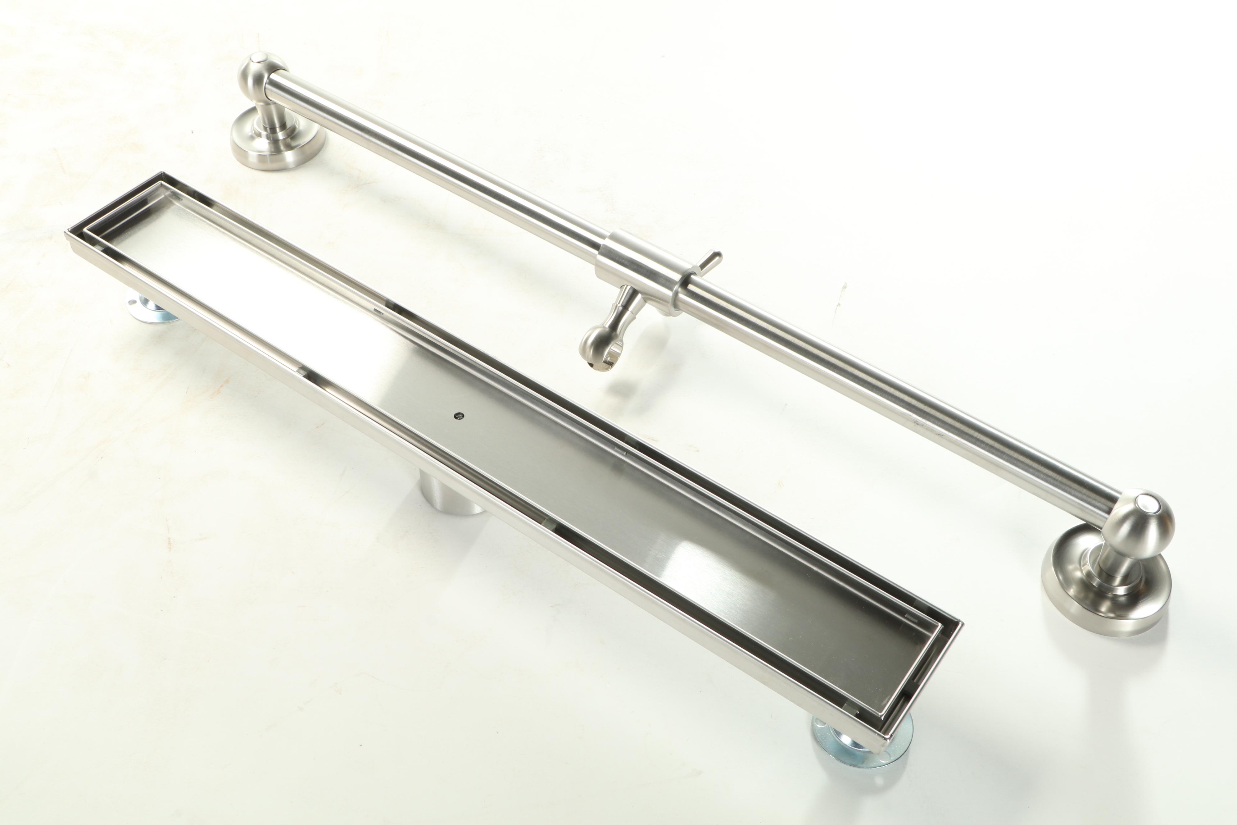 Brushed Nickel Finish Rainfall Showerhead, Diverter Valve and More EBTH