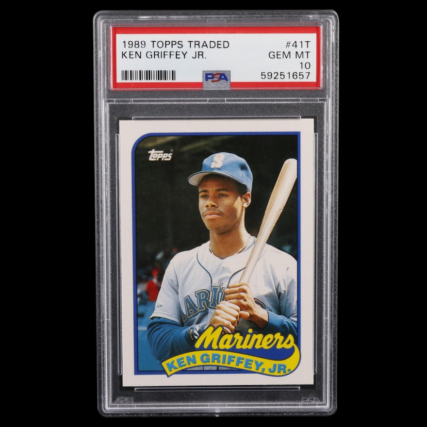 1989 Topps Traded Ken Griffey Jr. #41T Graded PSA 10 Gem Mint Baseball Card