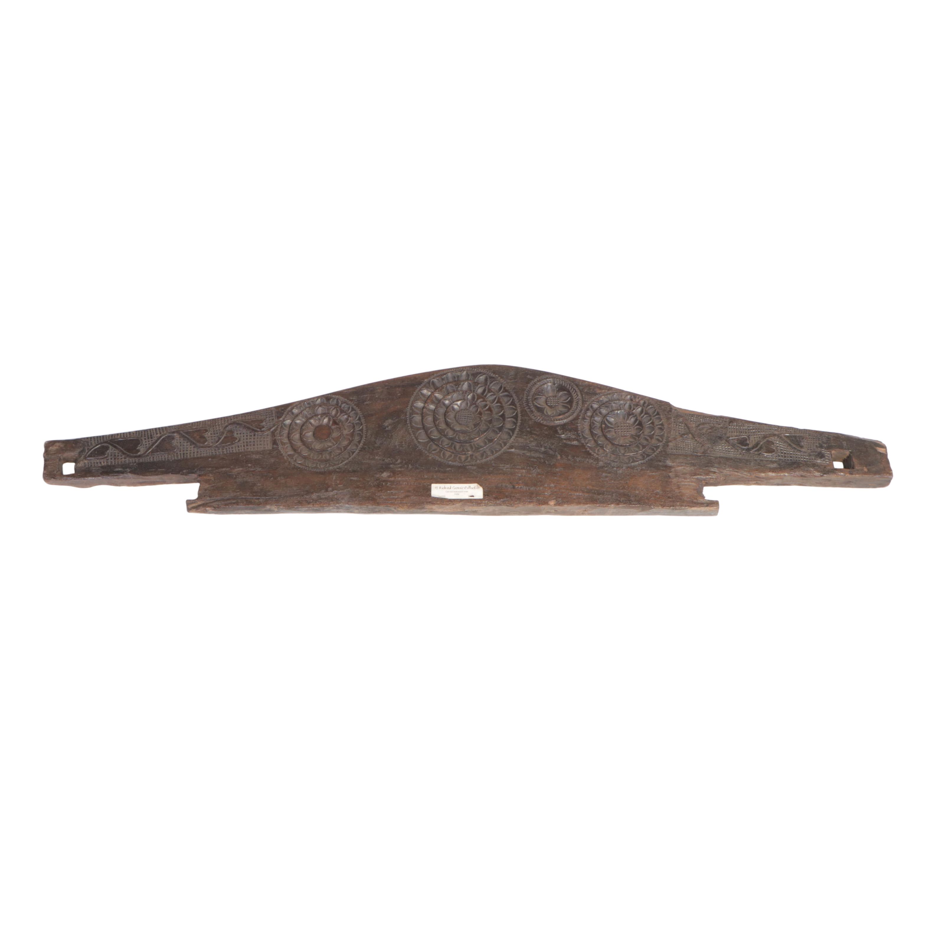 Indian Carved Teak Architectural Lintel | EBTH