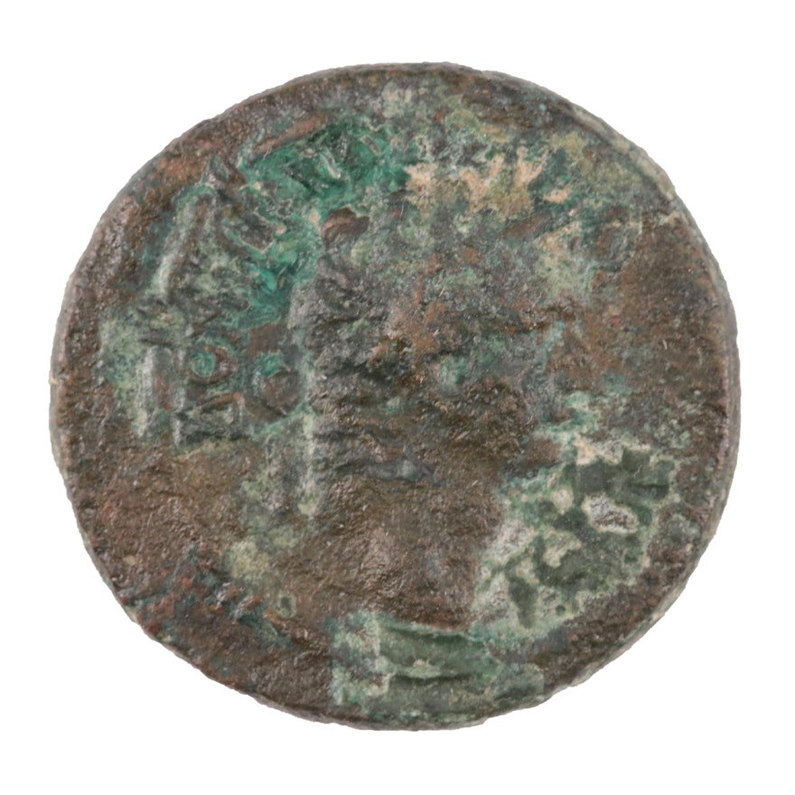 Ancient Anazarbus Roman Provincial Æ26 Coin of Domitian, ca. 81 AD