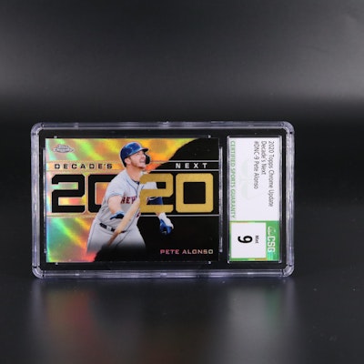 2020 Topps Chrome Update Decade's Next Pete Alonso CSG 9 #DNC-9