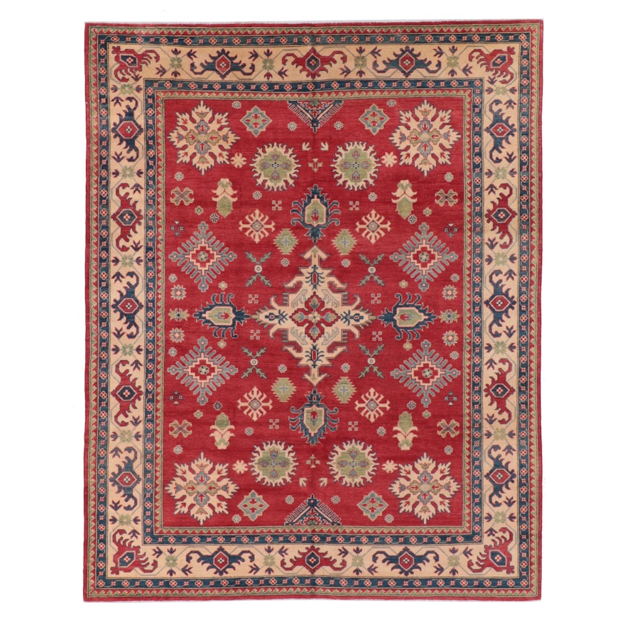 8' x 10'1 Hand-Knotted Pakistani Afghan Style Area Rug