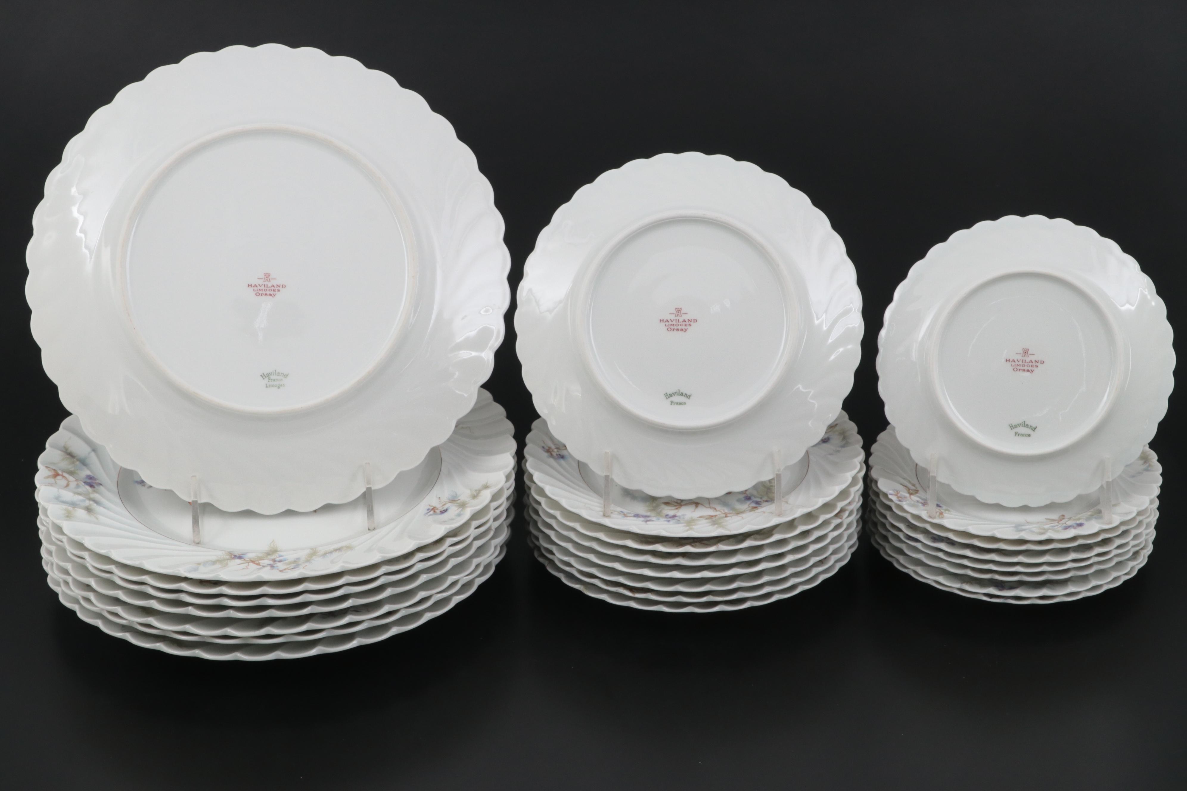 Haviland "Orsay" Limoges Porcelain Dinnerware, 19621987 EBTH