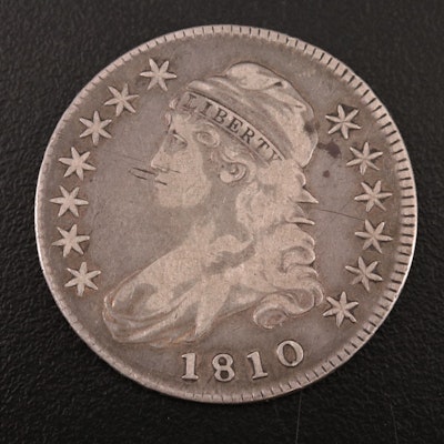 1810 Capped Bust Silver Half Dollar