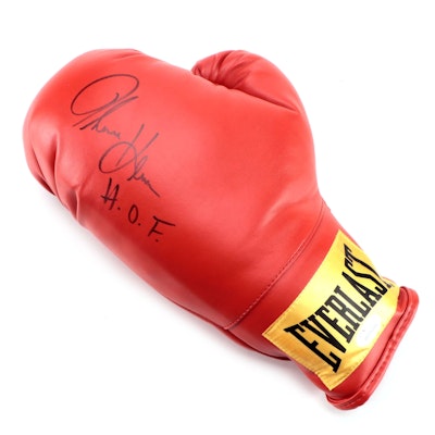 Thomas "The Hitman" Hearns Signed Everlast Boxing Glove