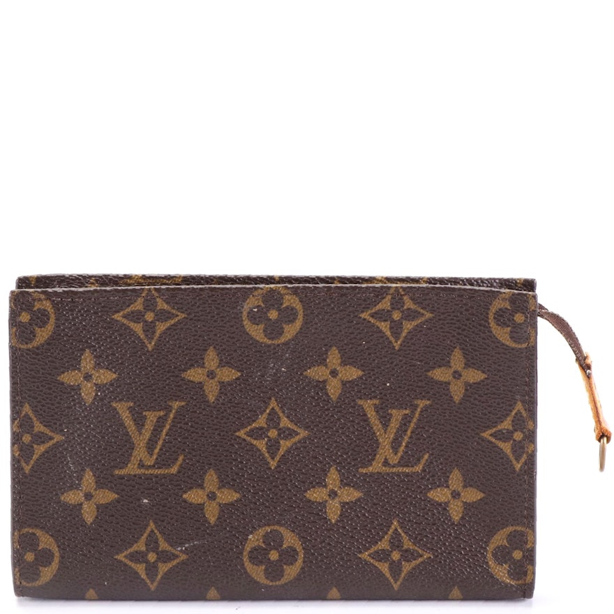 Louis Vuitton Bucket Bag Zip Pouch in Monogram Canvas