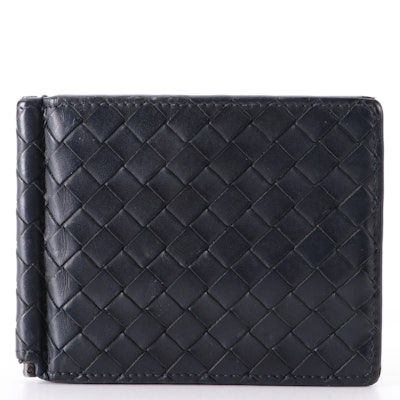 Bottega Veneta Bifold Wallet in Intrecciato Leather